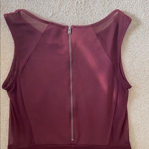 Beautiful maroon dress